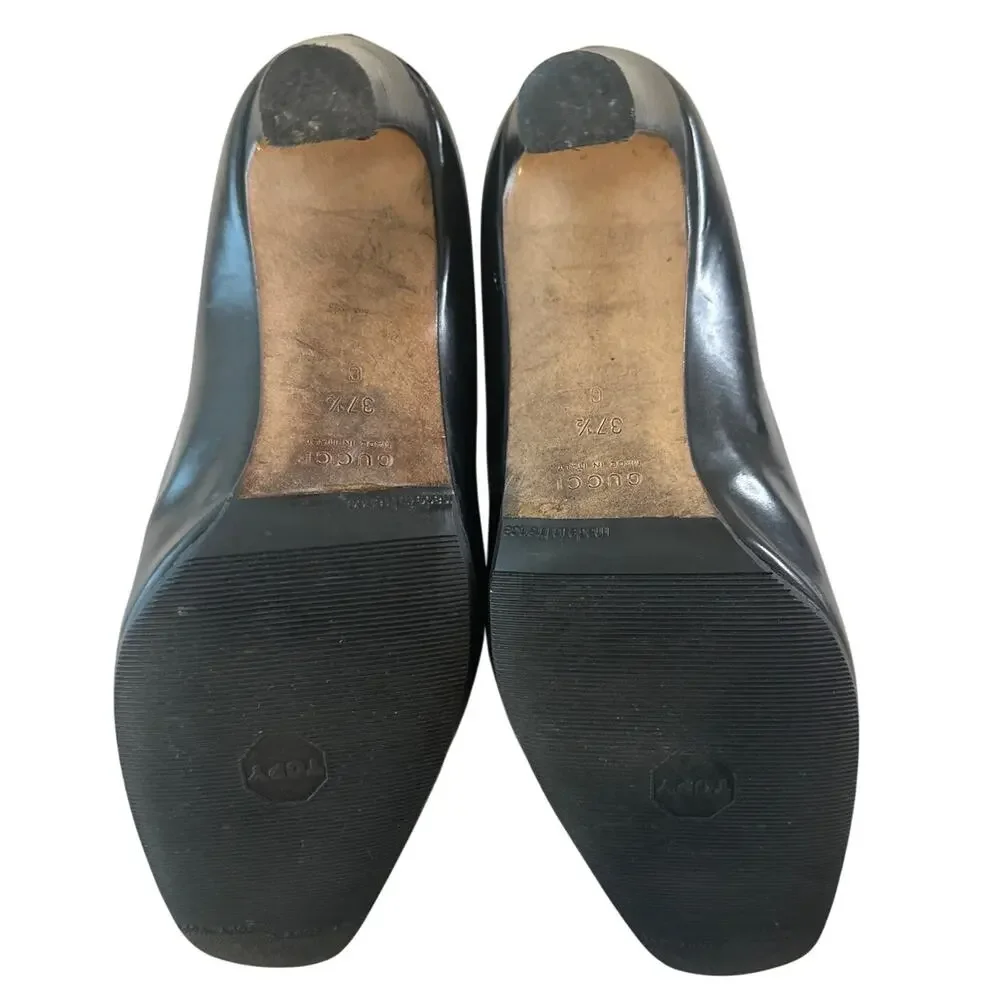 Gucci Tom Ford Era Square Toe Pumps 37.5